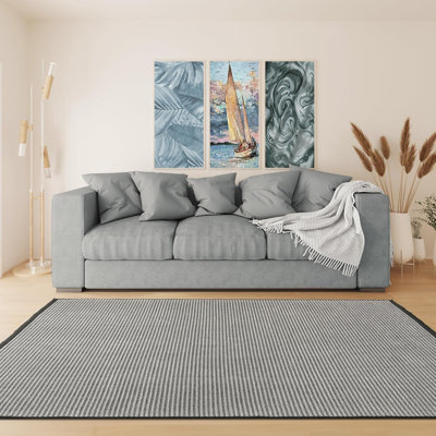 Ruglenza Extra Large Area Rug - Soft Modern Carpet for Living Room, Lightweight Low Pile, Easy Clean Woven Rug with Non Slip Backing, Stylish Home Decor