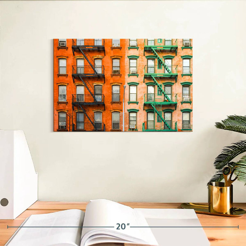 Lilie NYC Fire Escapes, 8" H x 12" W