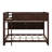 Queen Over Queen Bunk Bed With Cabinets,Charging Station,Ladder And Safety Guardrails-2124099841