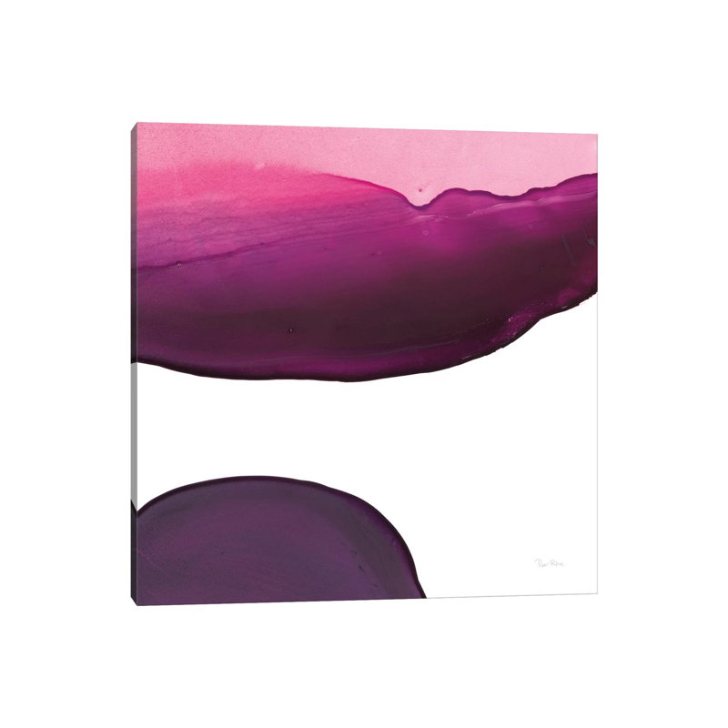 Swish Of Magenta III by Piper Rhue - Wrapped Canvas Painting, 66.04cm H x 66.04cm W x 1.91cm D