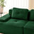 117" Modern U-Shaped Modular Sectional Sofa For Living Room, Corduroy Fabric, 3-Seater Couch With Deep Seat And Movable Ottoman,Pearl-Like Piping, Tufted Design,No Assembly, Anti-Slip Design​-1047368477-1047368478