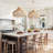 Kloe Rattan Pendant Light - 14" Natural Dome Handwoven Light Fixture For Kitchen Island, Dining Room or Living Room in Modern and Farmhouse-1298994542-1298994502