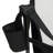 Camping Chair, Folding Portable Rocking Chair With Fabric And Breathable Seat, Adjustable Back For Outdoor Travel, Garden, Black Recliner Construction Pillow, Backyard,-1276210712