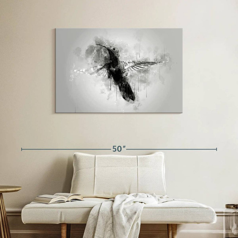 Small Hummingbird Black And White
