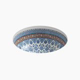 Vitreous China Circular Undermount Bathroom Sink