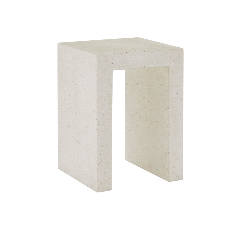Carson - Table d'appoint - Terrazzo ivoire
