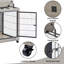 Table d'appoint pour chien avec roulettes doubles et plateau relevable-1987429728-1987429730