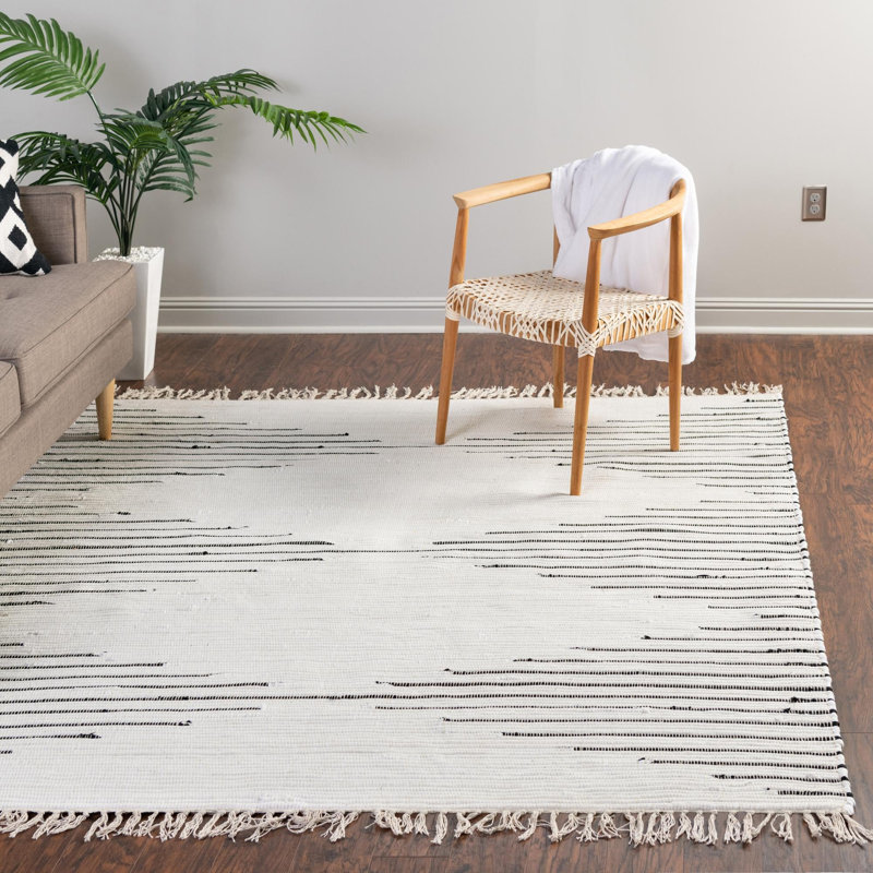 Bracen Cotton Moroccan Indoor Rug, Square 10'