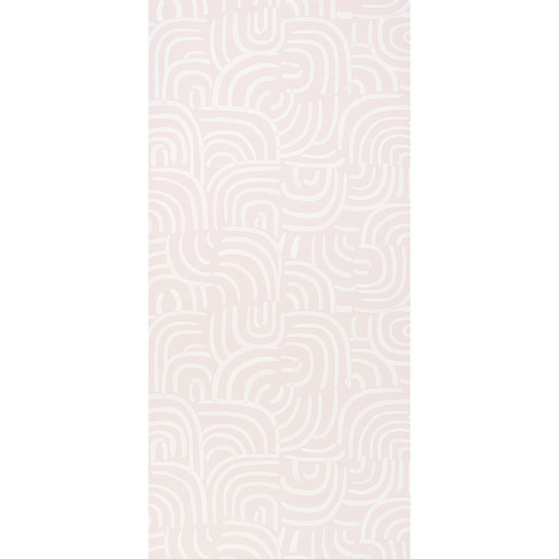 Papier peint Schumacher x Backdrop New Beat, Beige clair