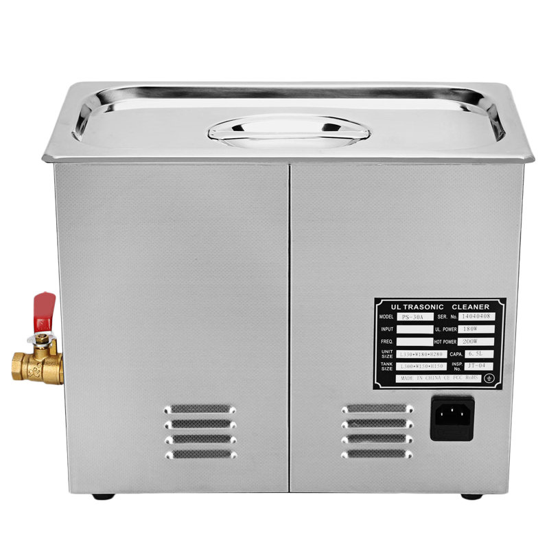 Nettoyeur à ultrasons commercial 6L Nettoyeur à ultrasons professionnel 40kHz avec minuterie numérique et chauffage