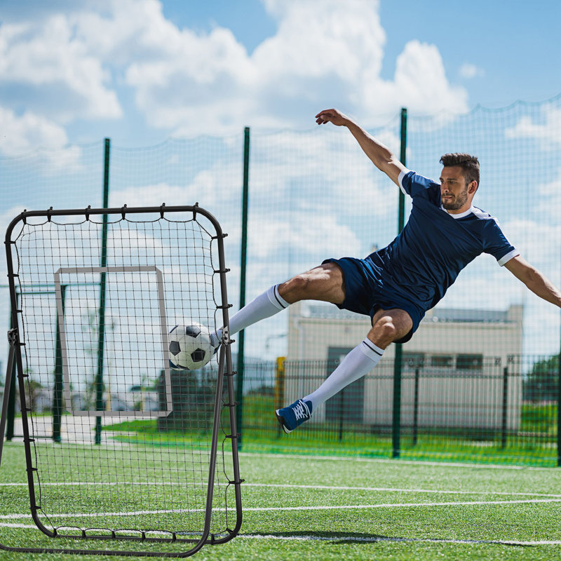 Zoomie Kids Adaline Metal Football Net