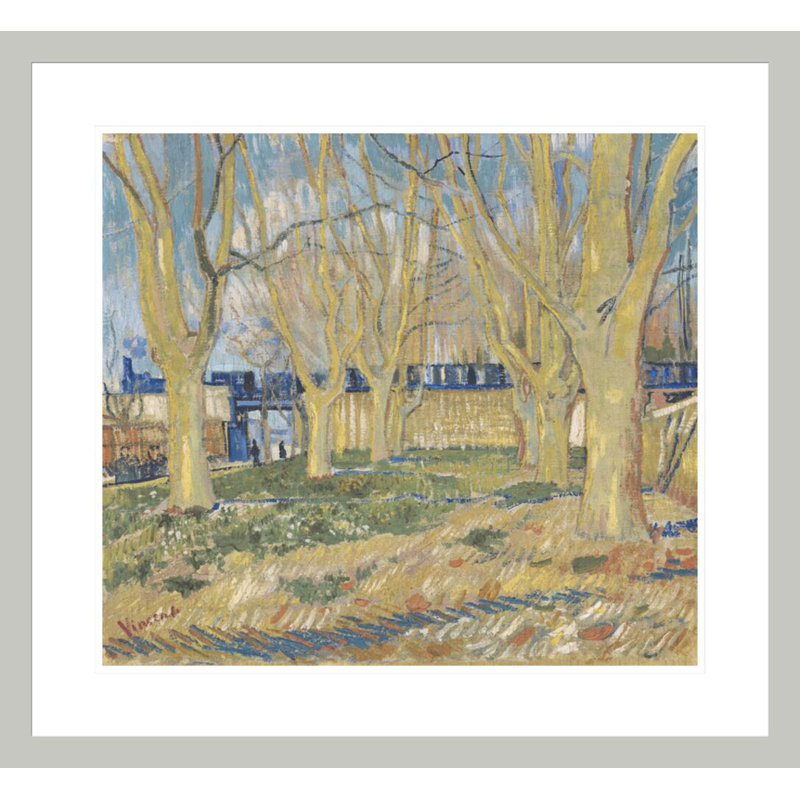 Le train bleu par Vincent van Gogh, 23,5 po H x 25,48 po L