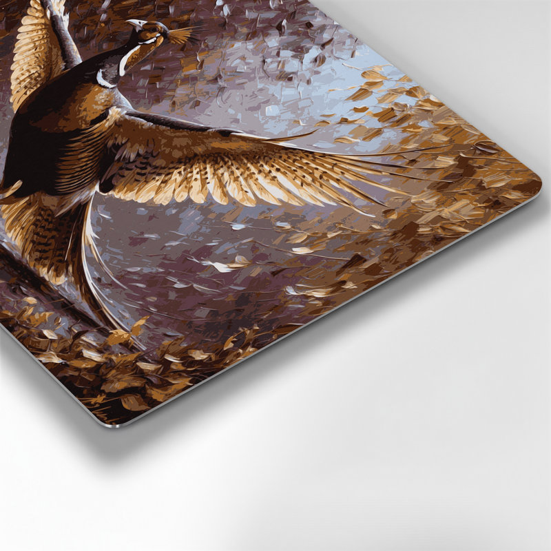 Art mural en métal oiseaux, H 11 po x l 14 po