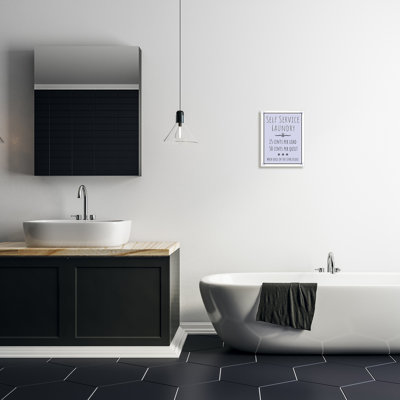 Laverie en libre-service - Publicité