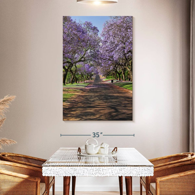 Sireci Jacaranda Trees, 51" H x 34" W