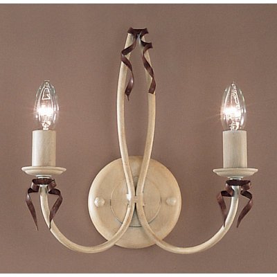 Lampe murale bougie 2 lumières Belluno
