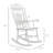 Outsunny Outdoor Wood Rocking Chairs Set Of 2, 350 Lbs. Porch Rockers With High Back For Garden, Patio, Balcony-38874337