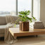 Pot rond Strata SM - brun foncé