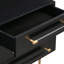 Trident-Nightstand-UK 71.1cm W Acacia,Iron,MDF Bedside Table