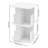 Jimenes 26"H X 15.4"W 2-tier Desktop/Corner Rotating Bookcase/Display Stand Organizer-1533176748