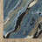 Roblyn Hand-made Wool Abstract Waves Blue/ Teal Area Rug-752452661