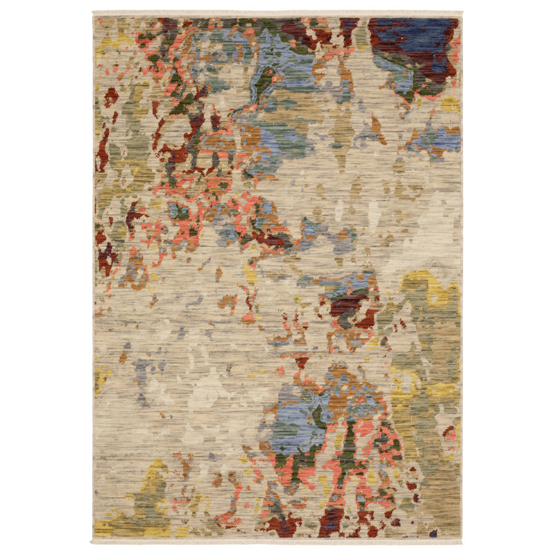 Japhenia Abstract Indoor Rug, Rectangle 7'10" x 10'10"