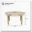Ensemble de causeuse et table basse d'extérieur en bois d'acacia-1972817940