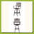 ALUMINUM BAR STOOL