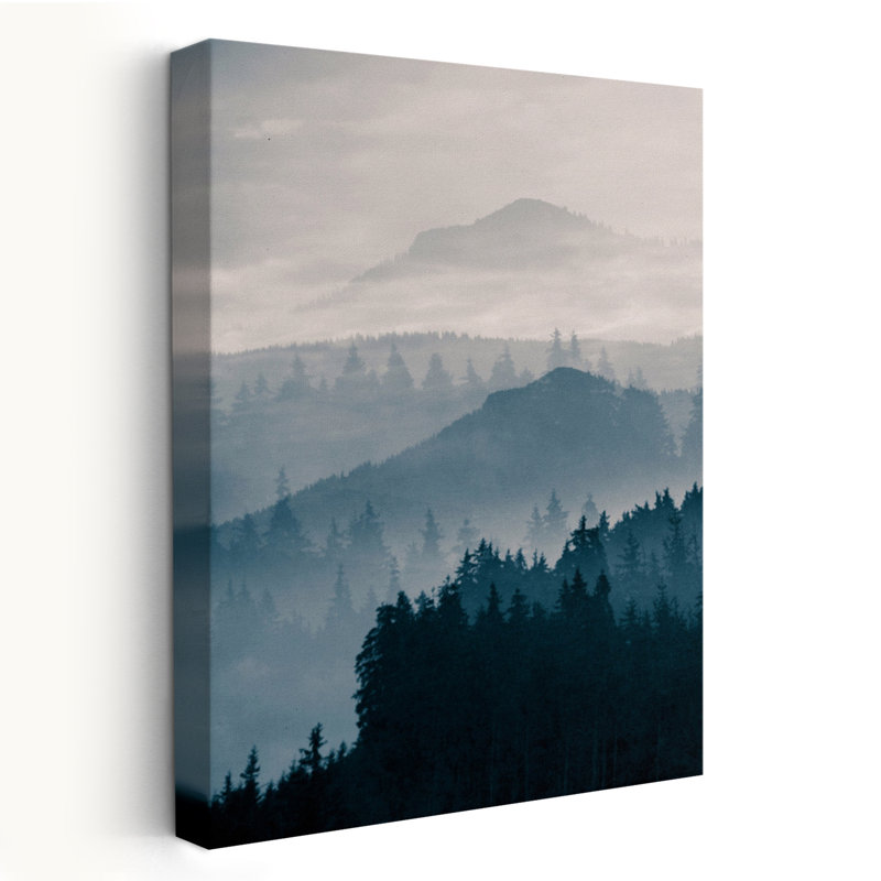 Blue Mountains I - Photographie de paysages contemporains, art montagnard, H 36 po x l 24 po