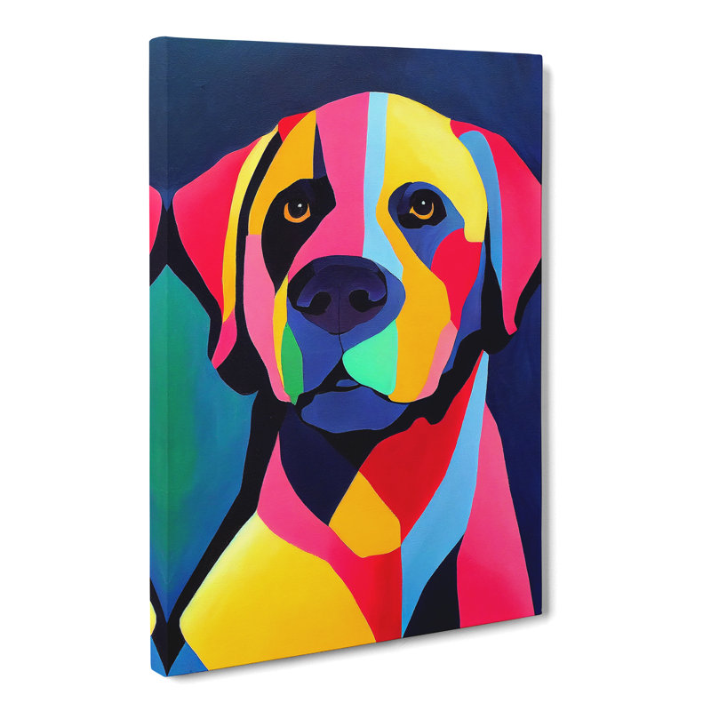 Matteoli Labrador Retriever Abstract Vol.1 - Wrapped Canvas, 50cm H x 35cm W x 3cm D