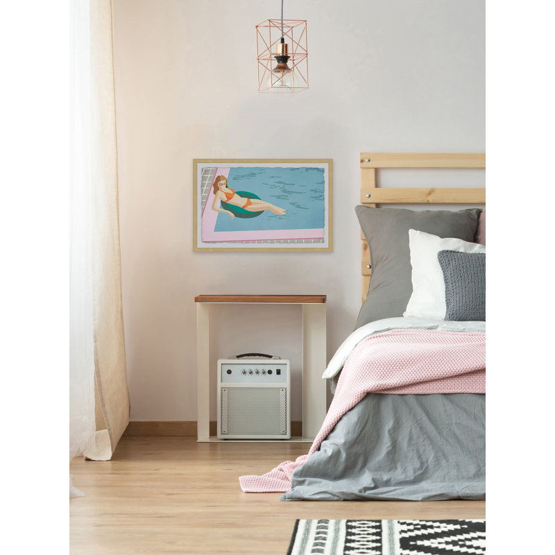 On A Floater - Single Picture Frame Painting, 20 cm H x 30 cm W x 4 cm D