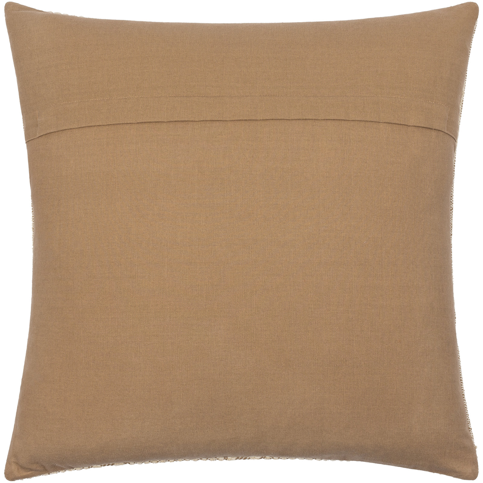 Striped Cotton Throw Pillow, 18" x 18", Polyester