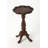 12" W End Table with Scalloped Tray Edge Top and Pedestal Base-108805672