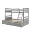 Lit superposé simple sur 2 tiroirs Greabe-608559408