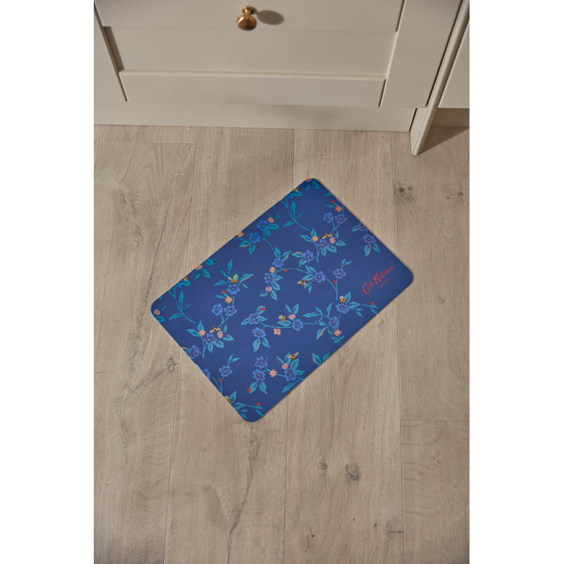 Flora Fauna Greenwich Flowers Feeding Mat