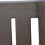 Chaises de salle à manger d'extérieur modernes en aluminium avec coussins gris foncé et argentés, léger, 25,44 de large, assemblage inclus, structure stable, rouille, conception élégante, cadre, requis,
