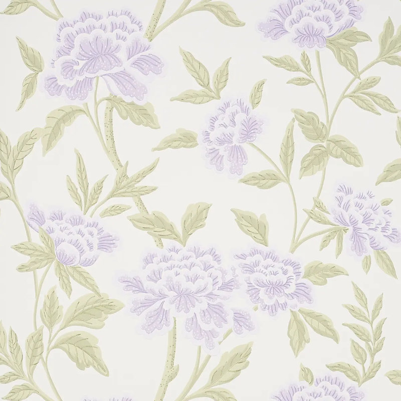 Papier peint floral Whitney, Lavande