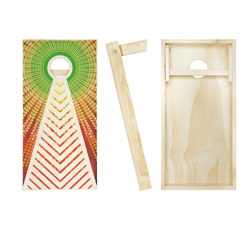 Ensemble de cornhole millénaire 2 pi x 4 pi avec étui et lumières