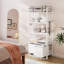 154cm H x 30cm W Metal Bookcase-1637316338