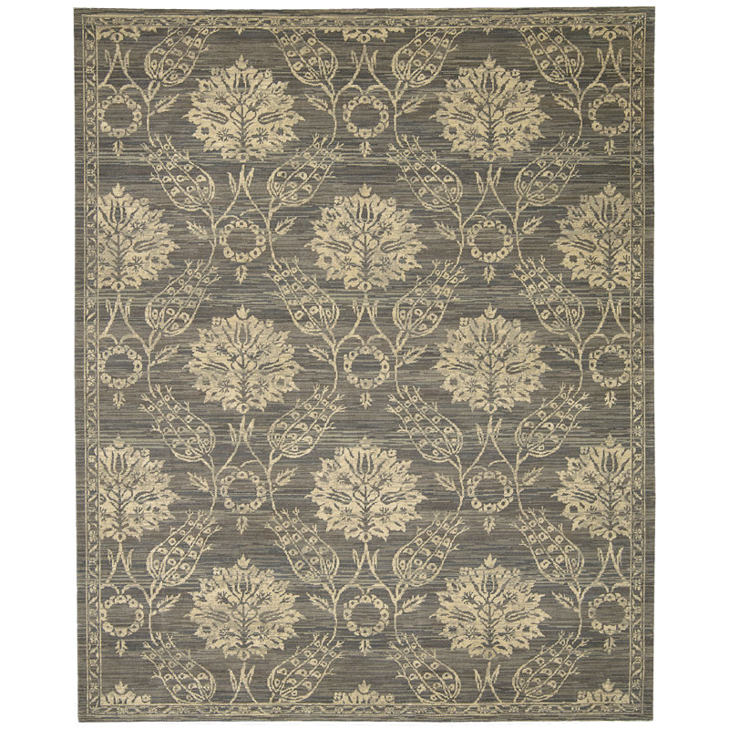 Tapis en laine / graphite Montana, Rectangle 9 pi 9 po x 13 pi