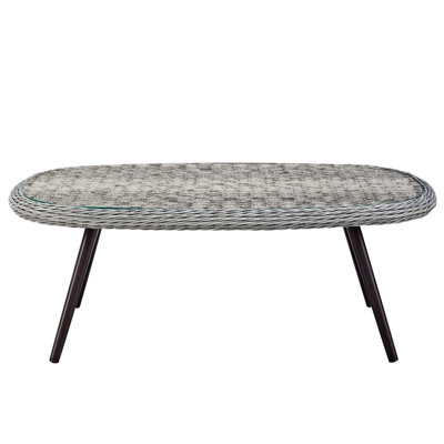 Table basse d'extérieur en rotin Endeavor