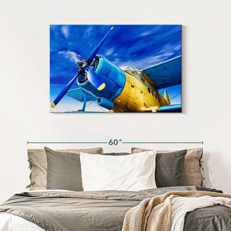 Mehar Funky Airplane, 30" H x 45" W