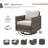 Bayboro 5 - Person Outdoor Seating Group With 41" Fire Pit With Swivel Glide Chair And Cushions-214917150