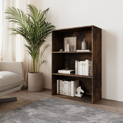 Tahura 90cm H x 60cm W Solid Wood Ladder Bookcase