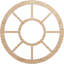 Médaillon de plafond 22 "x 22" x 8 "ID x T 1/4" Grace-63412139-63412129