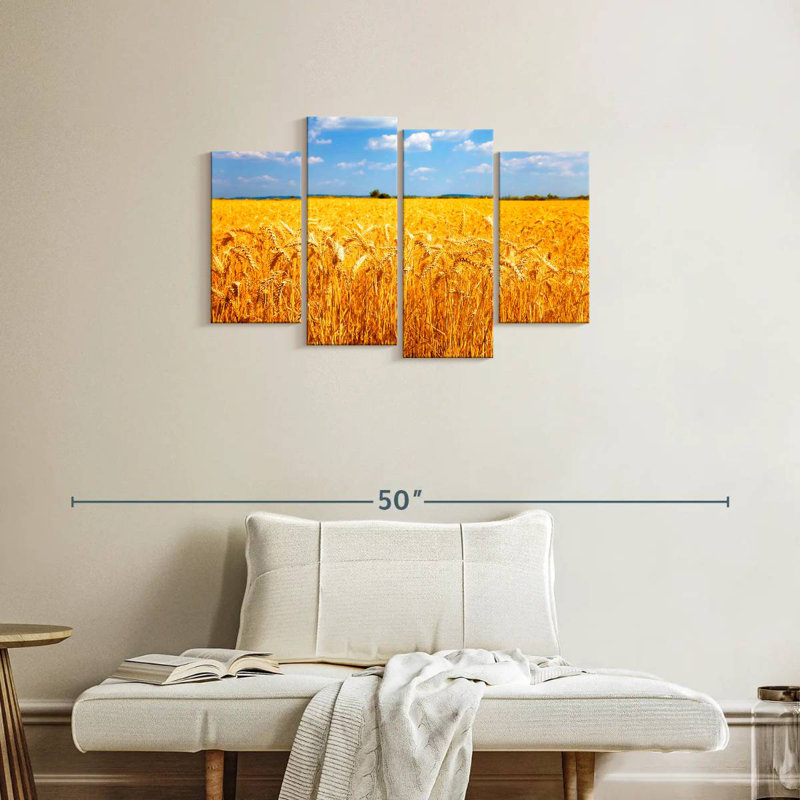 Harnek Wheat Field Ready For Harvest, 22" H x 36" W