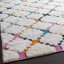 Tapis géométrique ivoire / bleu / vert Barden-1581898003