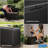 Decksplore 100 Gallons Water Resistant Resin Lockable Deck Box (Rattan weave style)-101498986