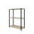 3 Tiers Wood Household Shelving Unit In Natural Oak (23.54 In. W X 29.72 In. H X 11.73 In. D)-205724905