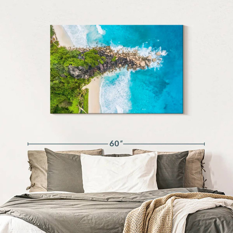 Gillard La Digue Seychelles, H 30 po x l 45 po